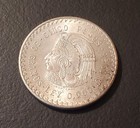 Mexico 1948 Cuauhtemoc Silver Coin Cinco Five 5 Pesos 30 Gramos 30g Ley 0 900
