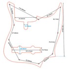 Parts For Us Sire V7 5 String Jazz Bass Guitar Pickguard Scratch Plate