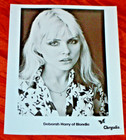 Blondie Debbie Deborah Harry Vintage Us Chrysalis Promo Press 8x10 Glossy Photo