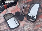Premium Magnet Mirrors Tractor skidsteer Rubber Coated Stainless Steel  Kubota