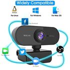 Webcam Auto Focusing Web Camera Full Hd Cam Microphone For Pc Laptop Desktop