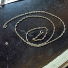 Vintage Sterling Silver   20 Inch Chain   Unisex  Nice For Pendant Charm Fine