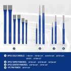 Workpro 30piece Heavy Duty Punch Chisel Taper center pin Punch Cape cold  Chisel