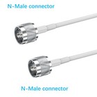 100ft Coaxial Cable 50 Ohm 5d-fb Coax Cable With N-male Connectors For Outdoor
