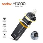 Us Godox Ad200 2 4g Ttl Hss Pocket Speedlite Flash For Nikon Canon Sony Fujifilm