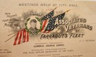 Associated Veterans Of Farragut   s Fleet Letter W  Exceptional  Colored Masthead