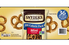 Snyder s Of Hanover 100 Calorie Mini Pretzels  108pk  9 Oz   no Ship To Ca 