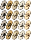 20 Twist Lock Fasteners For Purse Making - 5 Color Metal Clasps For Diy Handbag