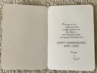 Vintage Thanksgiving Family Mouse Mice Baby Eat Cook Greeting Card 1970s 1980s