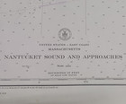 1943 Nantucket Sound Massachusetts Color 43 x34  Map U s  Coast Geodetic Survey