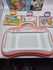 Leap Frog Little Touch Pink Leap Pad With Pillow  5 Books And Cartridges Tested