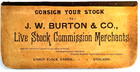 1890s Chicago Union Stock Yards Burton   Co  Commission Ledger