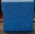 Lindner Blue 18 Ring Stamp Album   Slipcase