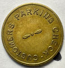 Antique Howard And Hermitage Customers Parking Lot Chicago  Il Trade Token Check