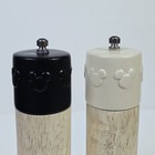 Disney Parks Homestead Mickey Mouse Salt And Pepper Grinder Set Wood Ceramic