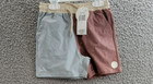 Rylee   Cru Color Blocked Board Shorts Little Boys  4 Mulberry Elastic Waist