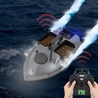 5200mah Fishing Bait Boat Led 500m Remote Control Bait Boat Dual Motor Design