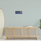 Stupell Industries On Lake Time Phrase Boat Oar Over Blue Wall Plaque Art Des   