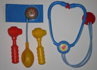 Doctor Nurse Medical Kits  Cases 22 Pc Pretend Play Toy Lot   Stethoscope  Drill