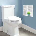 Recessed Dual Toilet Roll Holder stainless Steel Toilet Paper Holder For Bedroom