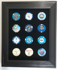 12 Casino Poker Chips  not Included  Wall Display Picture Frame 8  X 10 