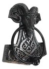 Viking Ram Skull Thor Hammer Mjolnir With Runes Door Knocker W  Built In Struck