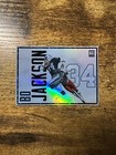 Football Sports Card Themed Bo Jackson Holographic Sticker 2 5in X 3 5in