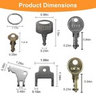 6 Paper Towel Key  Toilet Paper Dispenser Key For Tork Sca 1100  Bradley 2055   