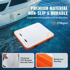 Inflatable Floating Dock 6x5ft Inflatable Dock Platform Mat With Ladder