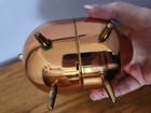 Vintage 1970s Coppercraft Guild Piggy Bank - Copper Brass Feet Pig Coin Bank 5 