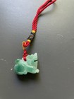 Chinese Feng Shui Good Wealth  Hand Carved Jade Lucky Charm 