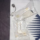 Romarco Embroidered Golfbag Towel Set White Blue With Clip   Accessories