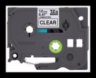 New  - Brother P-touch Tze Laminated Label Tape Tze-131  Black On Clear Tape