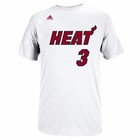 Dwyane Wade Miami Heat Adidas Nba Men s White N n Jersey T-shirt