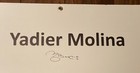 Yadier Molina Signed St  Louis Cardinals Winter Warm Up Sign Beckett  bas  L  k