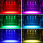 4pc 36 Led Rgb Stage Lighting Par Light Dmx Beam Party Dj Disco Light W  Remote