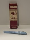 Vintage Apex Fever Thermometer  317 Safety - Blue Case Mass General Hospital  