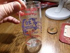 Vintage David City Gamble Store Nebraska Advertisement 20th Year Glass