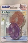 Soothie Newborn Pacifiers 0-3 Months Baby Orthodontic Learning Curve New