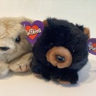 Puffkins Plush Bears Lot Of 2 Honey And Benny Vintage 1997 With Tags Tag Flaw
