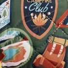 C c California Kids Outdoor Picnic Mat 79 X79 Quilted Camping Park Patches Green