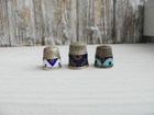 Antique Soviet Empire Thimble Colored Enamel Silver 916