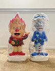 32  Heat And Snow Miser Led Lighted Blow Mold Outdoor Christmas Decor Gemmy