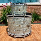 1960 Ludwig 2pc Drum Set Sky Blue Pearl Trans Badge 22 12