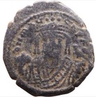 Maurice Tiberius 582-602 Bronze Decanummium Ancient Byzantine Coin Antioch 16mm