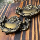 Antique Vintage Brass Door Handles Set Of 2