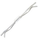 Ky   Co Usa Made Collar Clip Bar Plain Silver Tone Mens Jewelry 1 7 8 