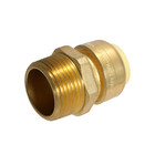 10 Pack Xfitting 3 4  Push Fit X 1  Male Npt Threaded Adapter  Lead Free Brass