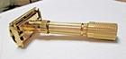 Vintage Gold Gillette Executive Fat Boy Adjustable Razor D3 1958