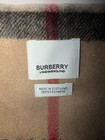 Burberry Men s 100  Cashmere Plaid Scarf Beige Fringe Classic Winter Fall
